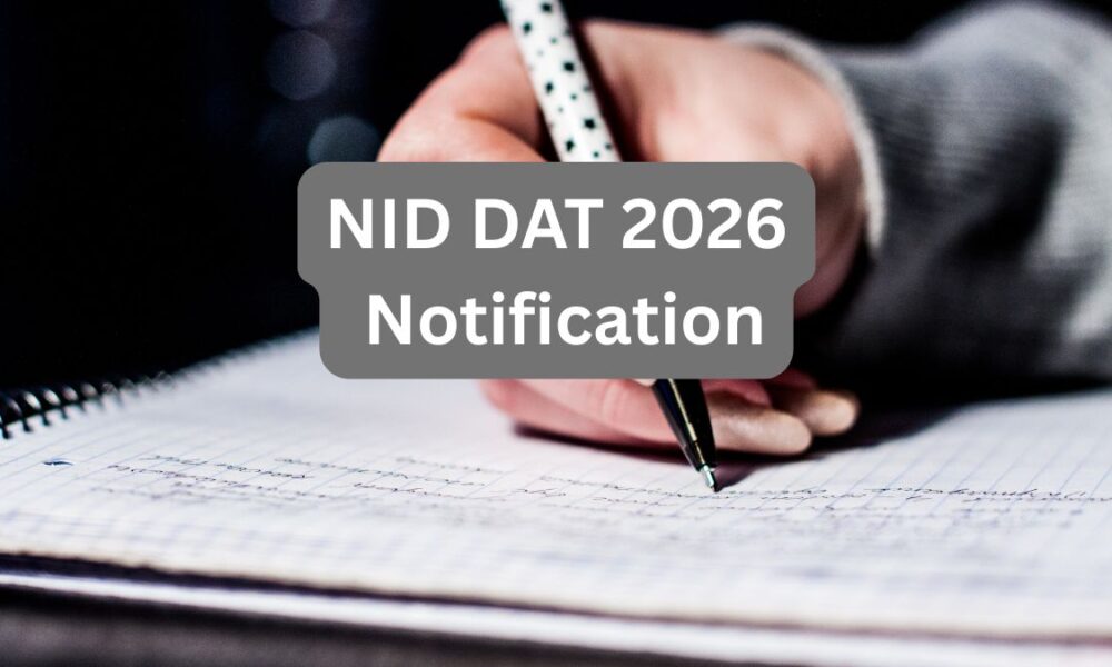 NID DAT 2026 Notification
