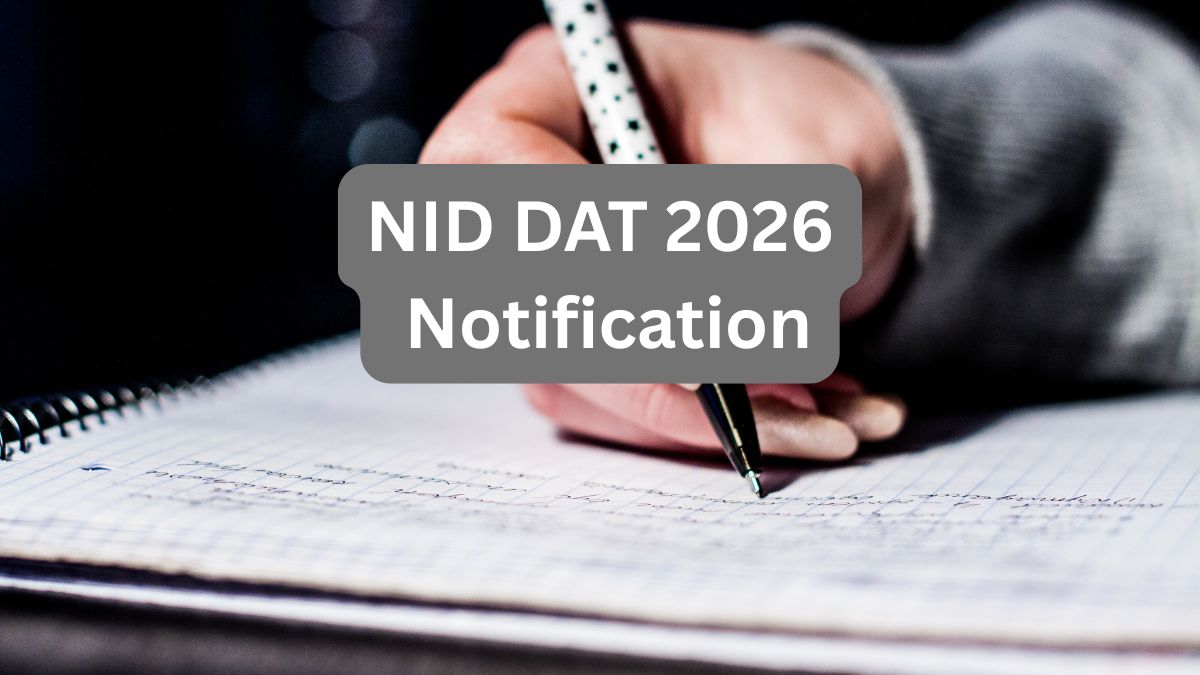 NID DAT 2026 Notification