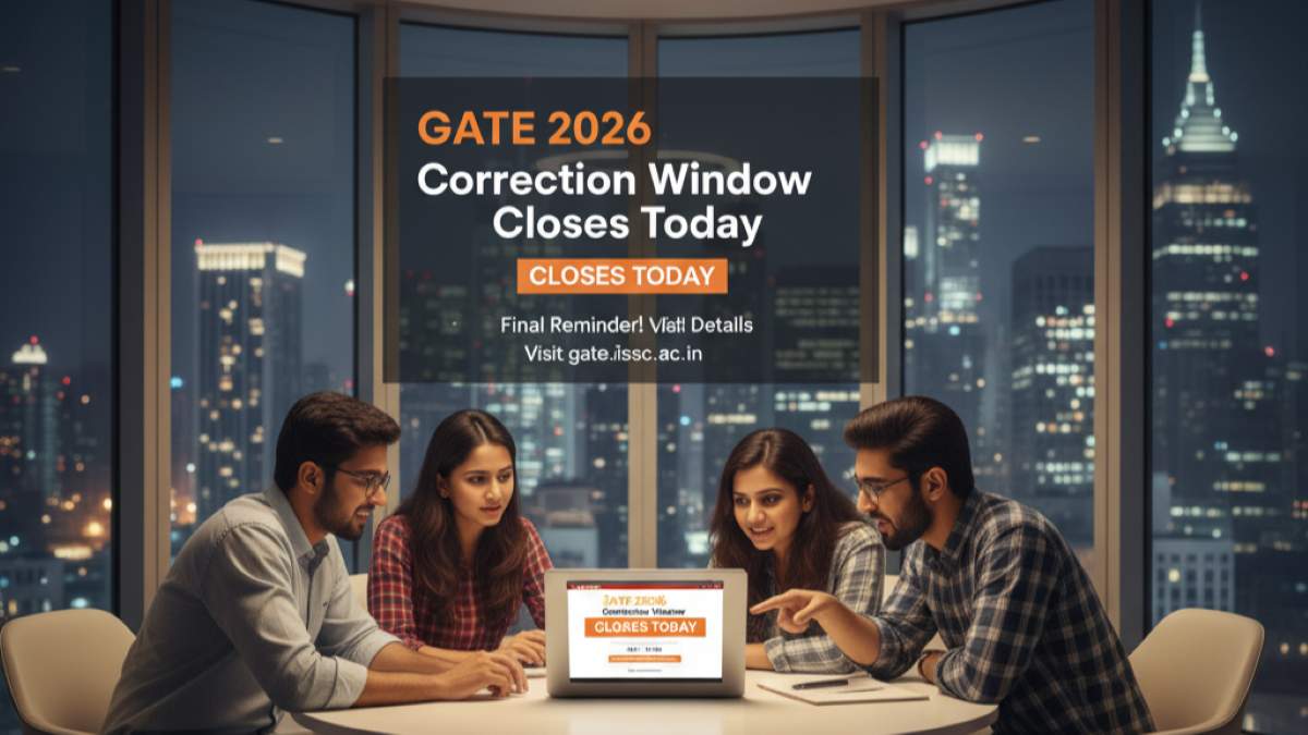 GATE 2026 Correction Window Closes Today