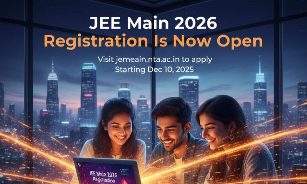 JEE Main 2026 Registration Live
