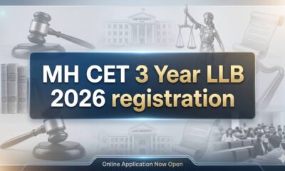 MH CET 3 Year LLB 2026 registration